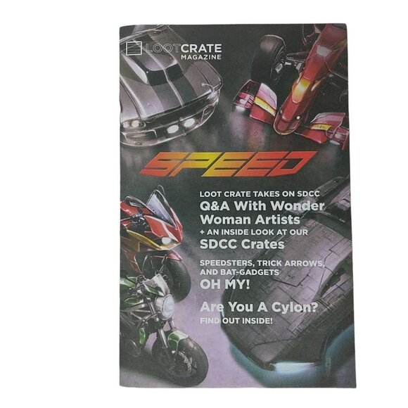 Loot Crate LC Magazine October 2016 Speed - Picture 1 of 3